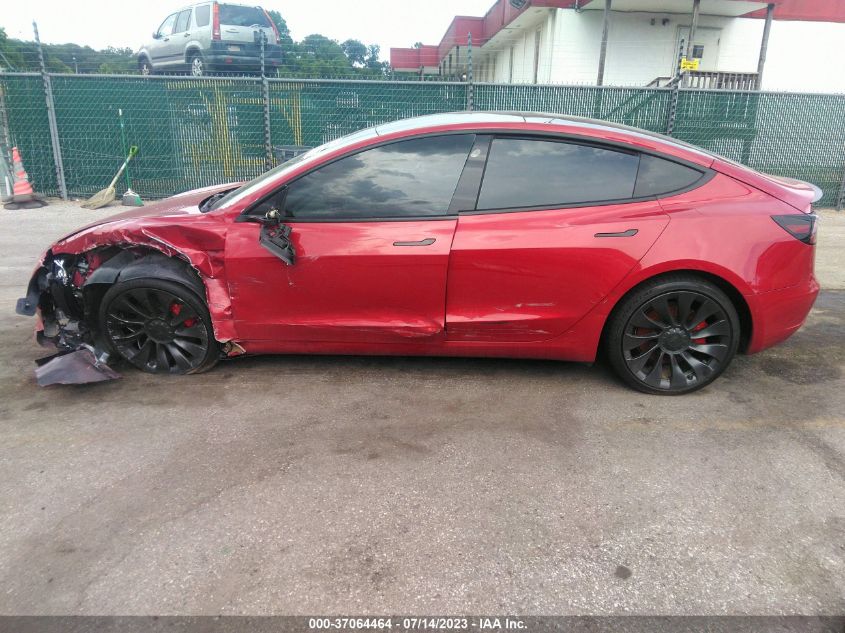 2021 TESLA MODEL 3 PERFORMANCE - 5YJ3E1EC1MF096672