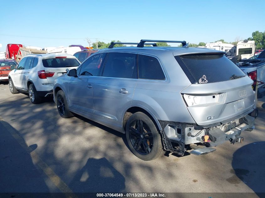 2017 AUDI Q7 PREMIUM PLUS - WA1LAAF7XHD000669