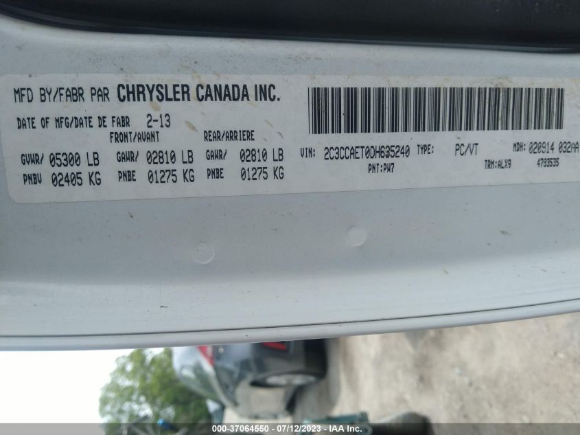 2013 CHRYSLER 300 300C - 2C3CCAET0DH635240