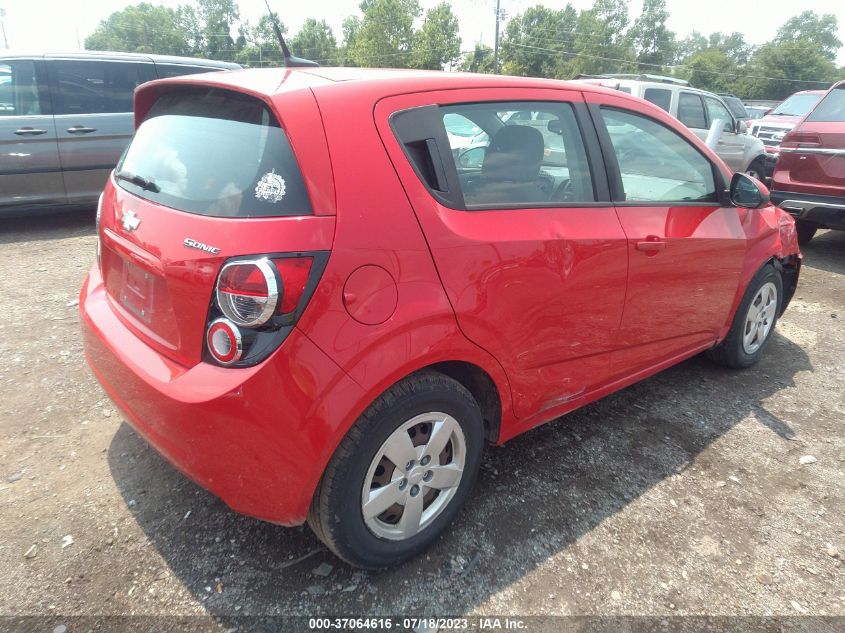 2014 CHEVROLET SONIC LS - 1G1JA6SH1E4138579