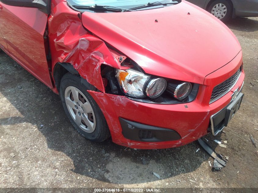 2014 CHEVROLET SONIC LS - 1G1JA6SH1E4138579
