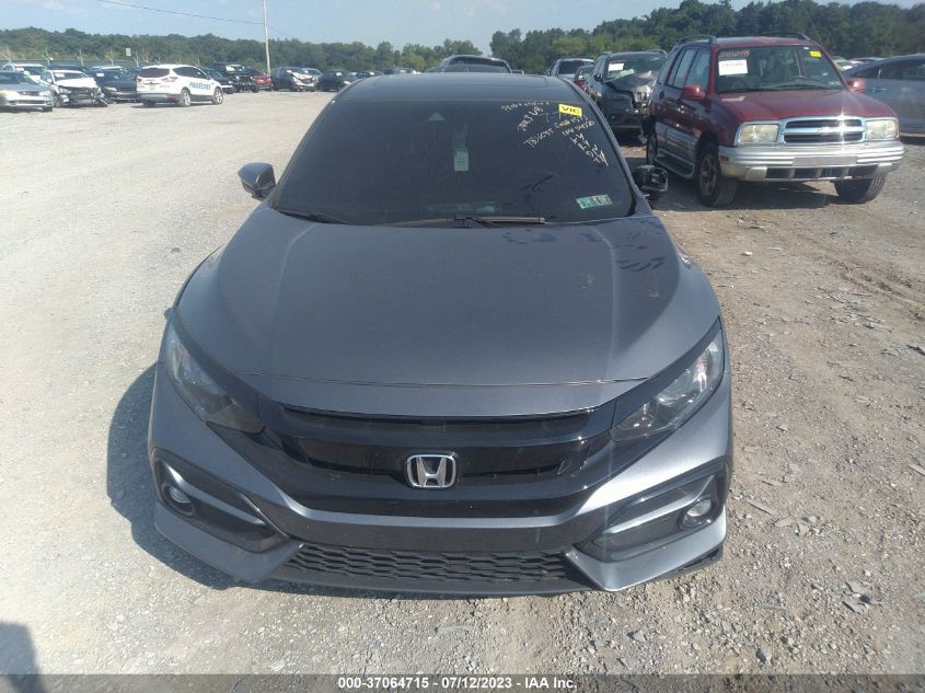 2021 HONDA CIVIC HATCHBACK EX - SHHFK7H63MU404616
