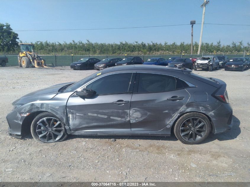 2021 HONDA CIVIC HATCHBACK EX - SHHFK7H63MU404616