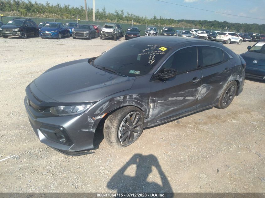 2021 HONDA CIVIC HATCHBACK EX - SHHFK7H63MU404616