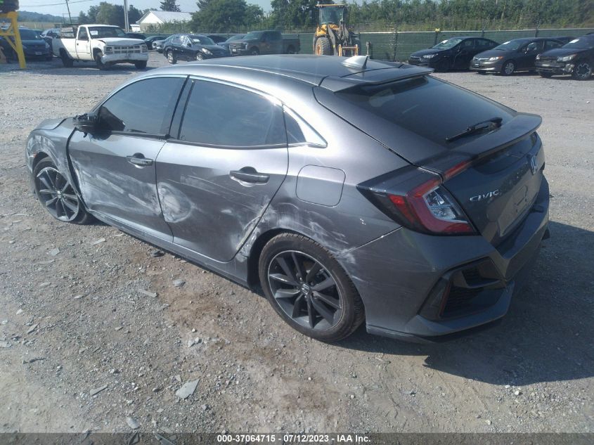 2021 HONDA CIVIC HATCHBACK EX - SHHFK7H63MU404616