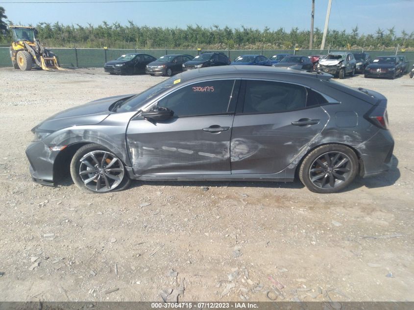 2021 HONDA CIVIC HATCHBACK EX - SHHFK7H63MU404616
