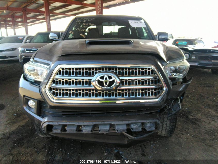 2017 TOYOTA TACOMA DBL CAB/SR/TRDSPT/OR/PRO - 5TFCZ5AN2HX072220
