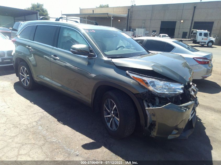 2017 TOYOTA HIGHLANDER XLE/SE - 5TDJZRFH4HS409834