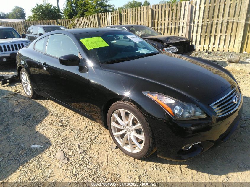 2013 INFINITI G37 COUPE JOURNEY - JN1CV6EK0DM921812