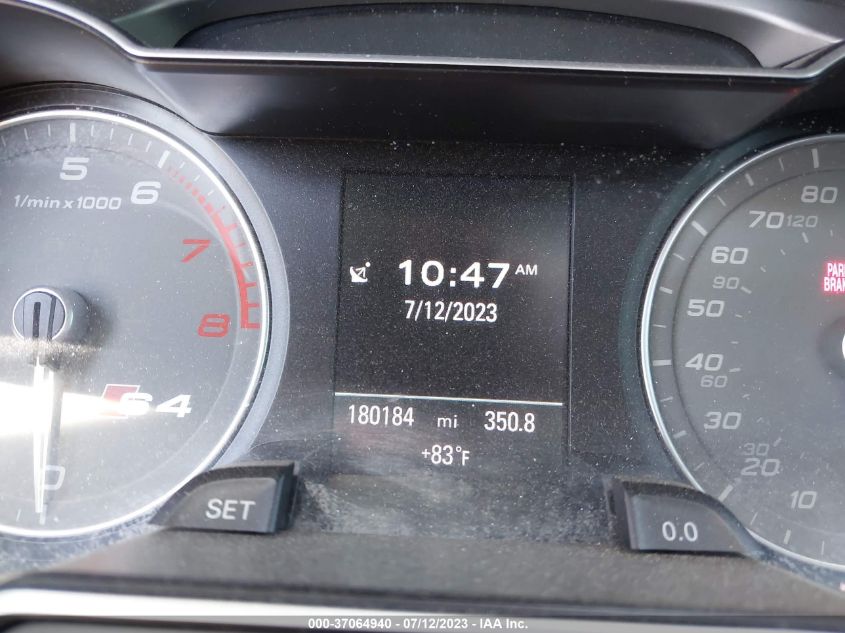 2013 AUDI S4 PREMIUM PLUS WAUBGAFL6DA145035