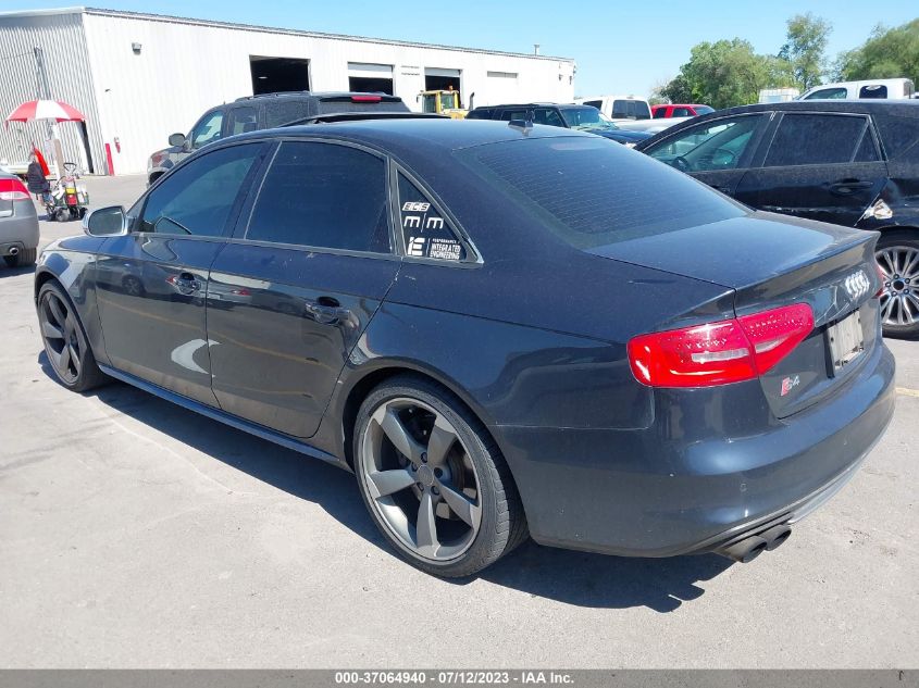 2013 AUDI S4 PREMIUM PLUS WAUBGAFL6DA145035
