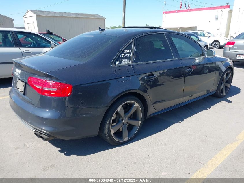 2013 AUDI S4 PREMIUM PLUS WAUBGAFL6DA145035