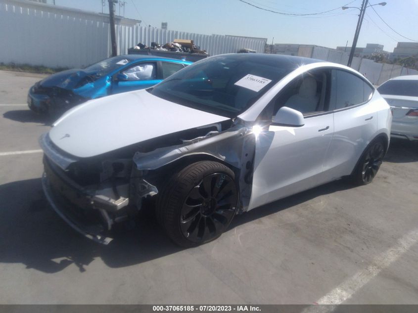 2022 TESLA MODEL Y PERFORMANCE - 7SAYGDEF2NF388525