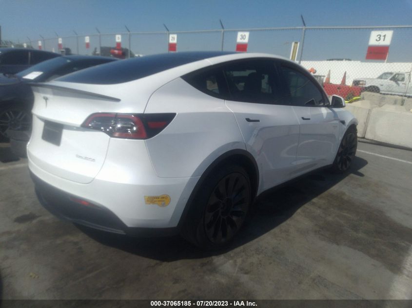 2022 TESLA MODEL Y PERFORMANCE - 7SAYGDEF2NF388525