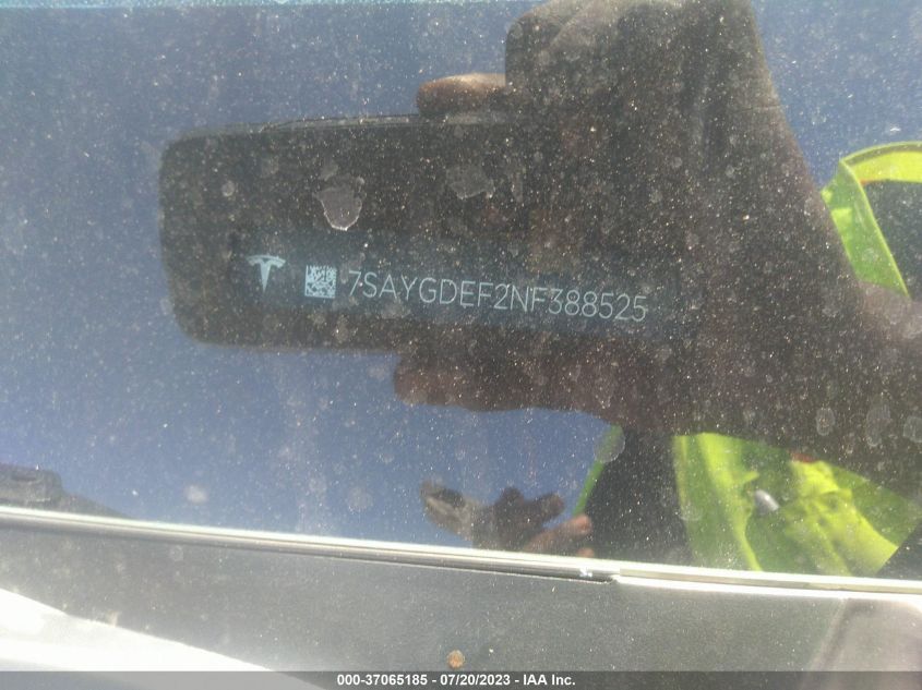 2022 TESLA MODEL Y PERFORMANCE - 7SAYGDEF2NF388525