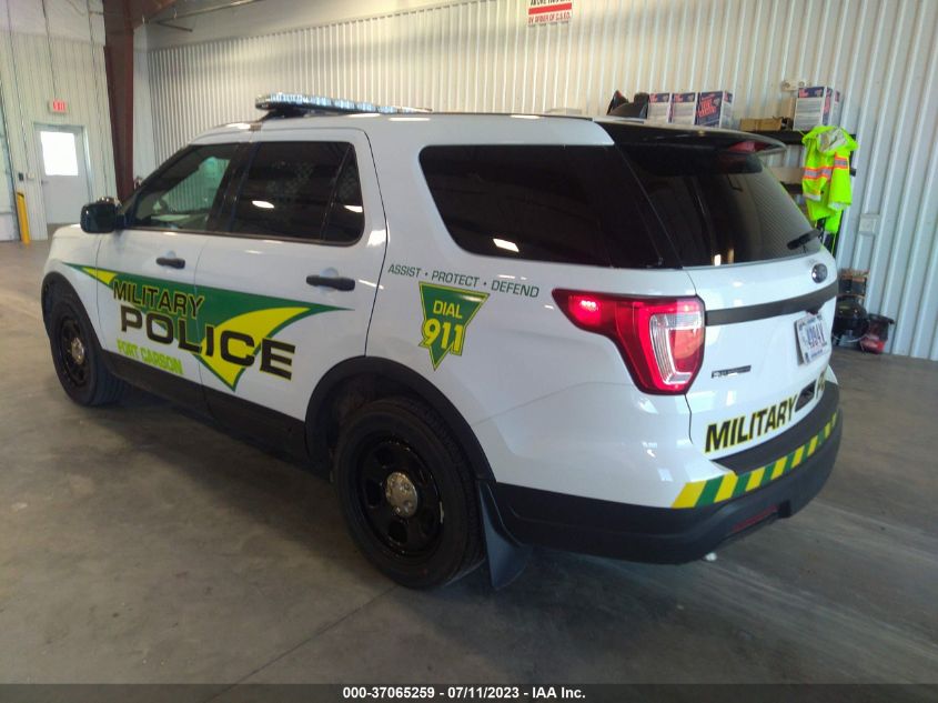 2018 FORD POLICE INTERCEPTOR - 1FM5K8AR0JGC56638