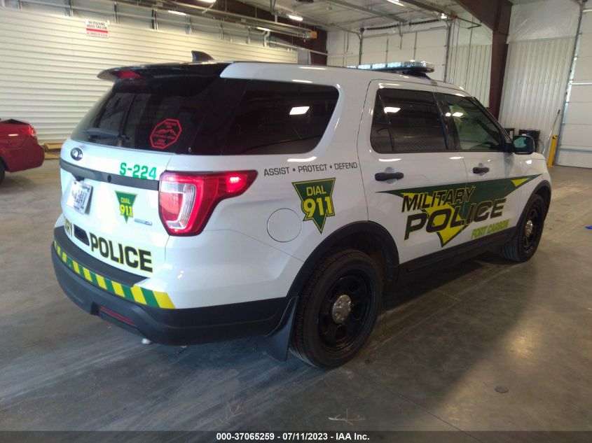 2018 FORD POLICE INTERCEPTOR - 1FM5K8AR0JGC56638
