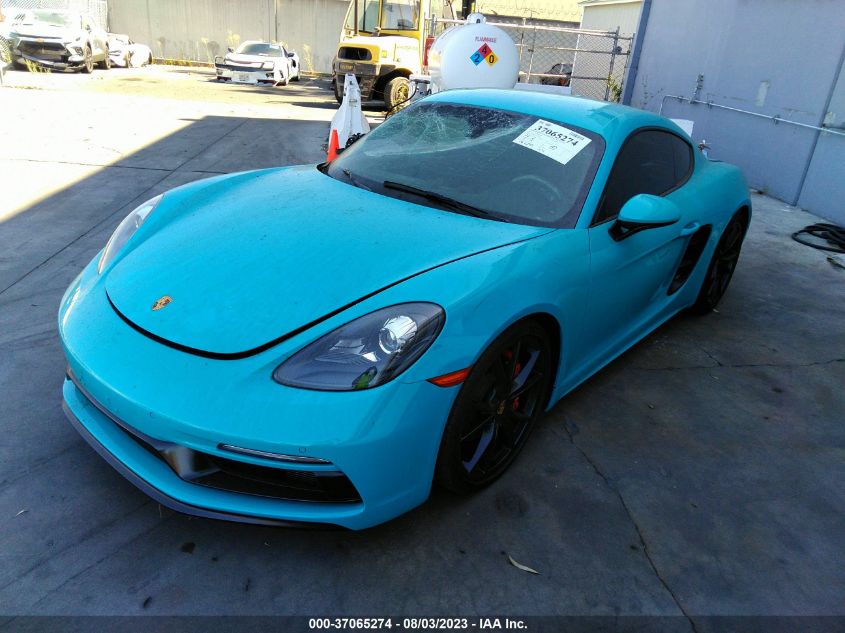 2018 PORSCHE 718 CAYMAN S/GTS - WP0AB2A86JK279653