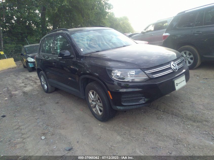 2016 VOLKSWAGEN TIGUAN S/SE/SEL/R-LINE - WVGAV7AX3GW573830