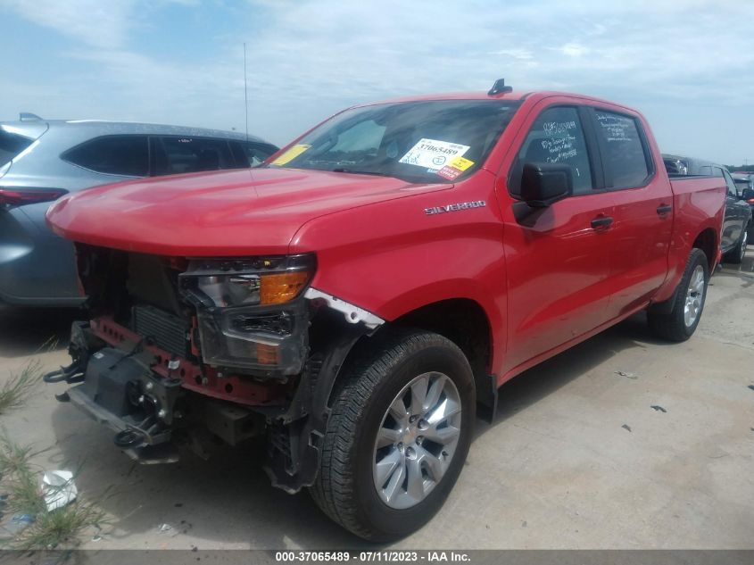 2022 CHEVROLET SILVERADO 1500 CUSTOM - 1GCPABEK0NZ624708