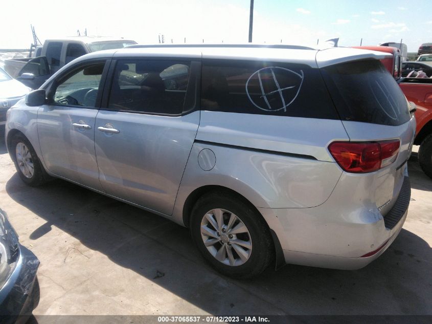 2016 KIA SEDONA LX - KNDMB5C17G6212396