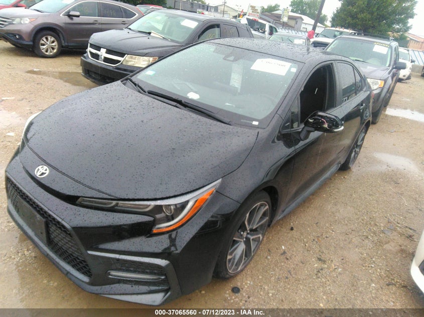VIN JTDP4MCE4MJ057576 2021 TOYOTA COROLLA SE