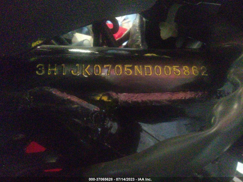 2022 HONDA NVA110 B - 3H1JK0705ND005862