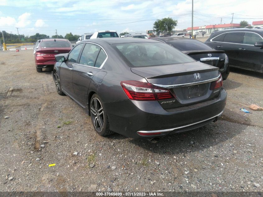 2016 HONDA ACCORD SEDAN SPORT - 1HGCR2F56GA127326