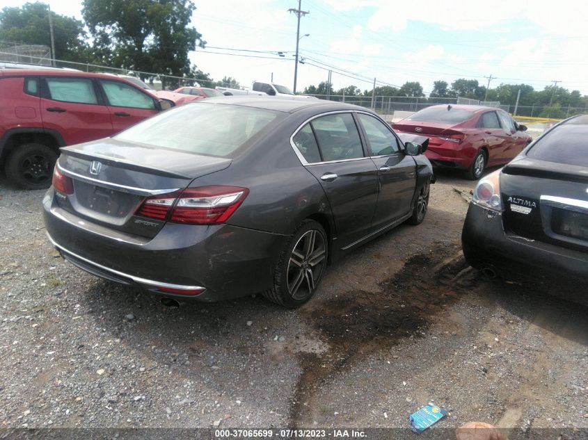 2016 HONDA ACCORD SEDAN SPORT - 1HGCR2F56GA127326