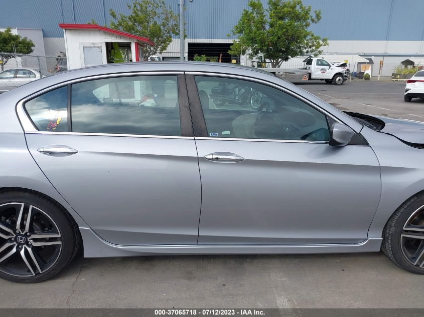 2016 HONDA ACCORD SEDAN SPORT - 1HGCR2F52GA190715