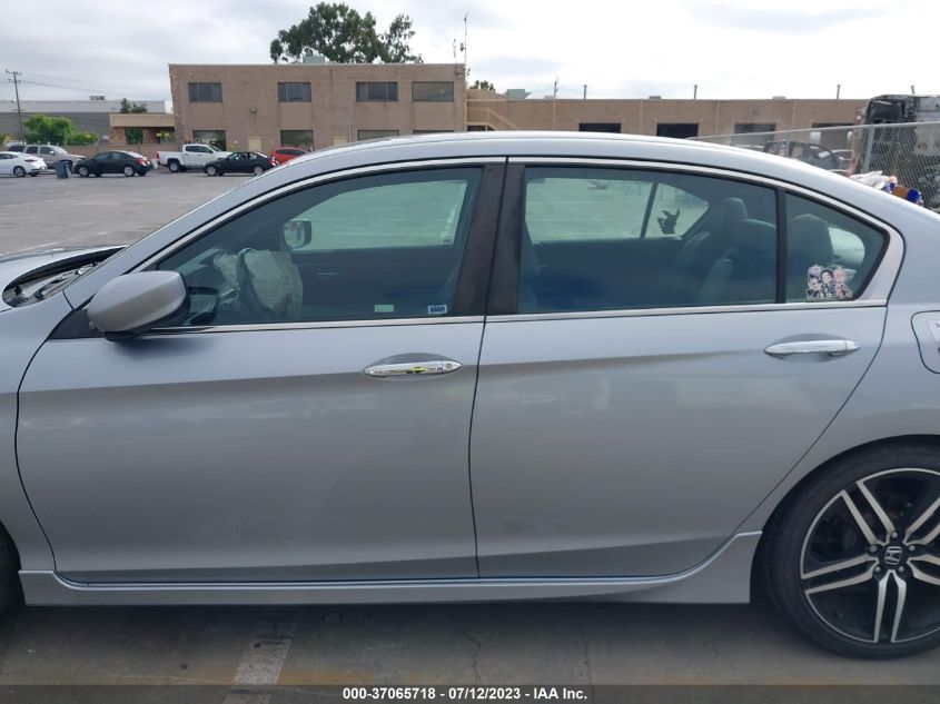 2016 HONDA ACCORD SEDAN SPORT - 1HGCR2F52GA190715