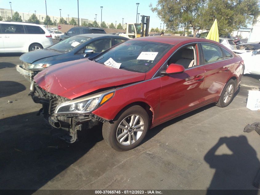 2017 HYUNDAI SONATA 2.4L - 5NPE24AF3HH580059