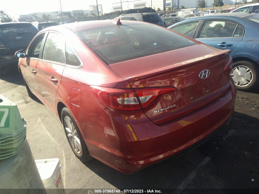 2017 HYUNDAI SONATA 2.4L - 5NPE24AF3HH580059