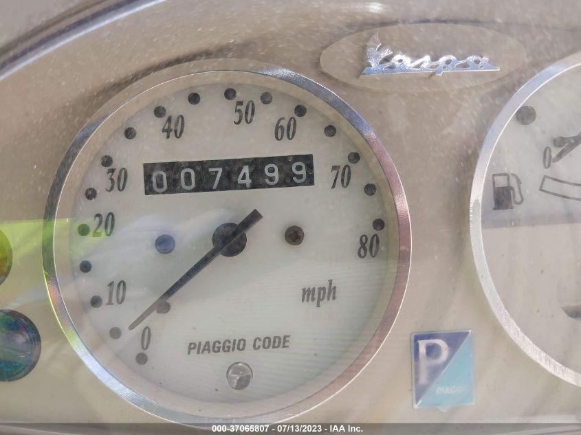 2002 VESPA M198F ZAPM198F025005991