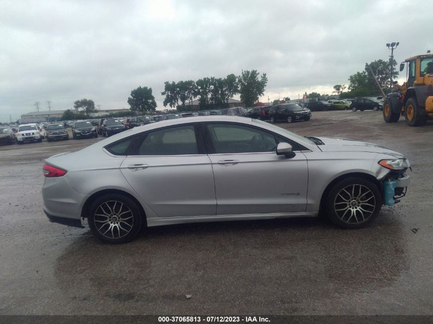 2017 FORD FUSION SE HYBRID - 3FA6P0LU6HR385683