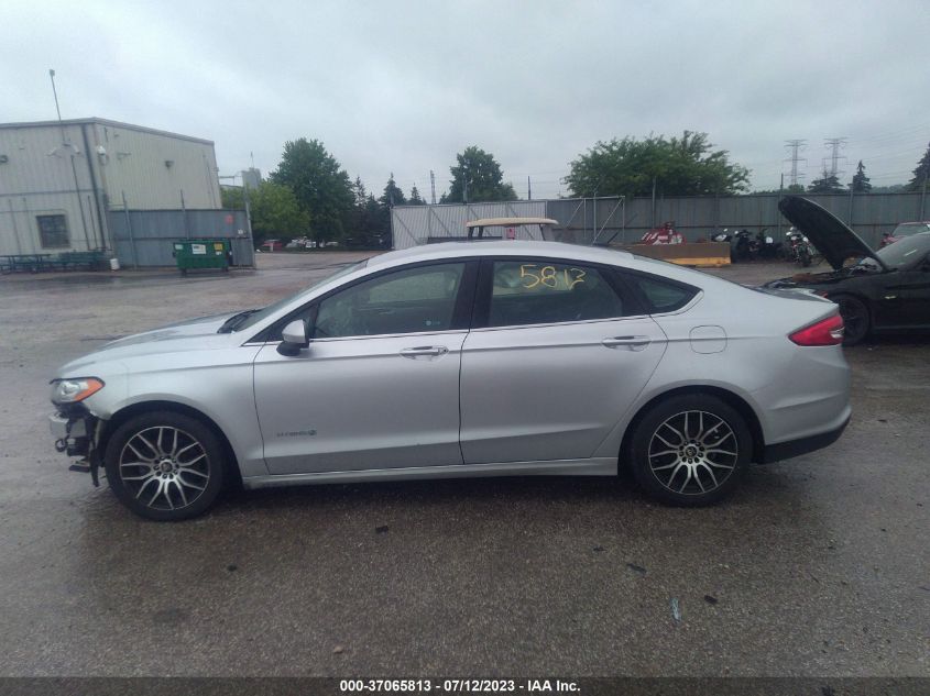2017 FORD FUSION SE HYBRID - 3FA6P0LU6HR385683