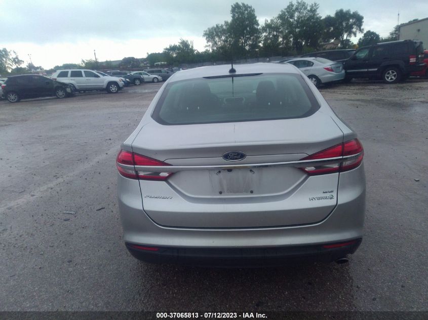 2017 FORD FUSION SE HYBRID - 3FA6P0LU6HR385683