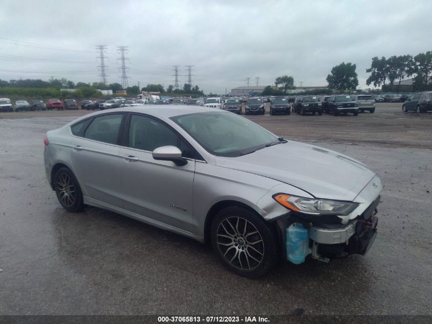 2017 FORD FUSION SE HYBRID - 3FA6P0LU6HR385683