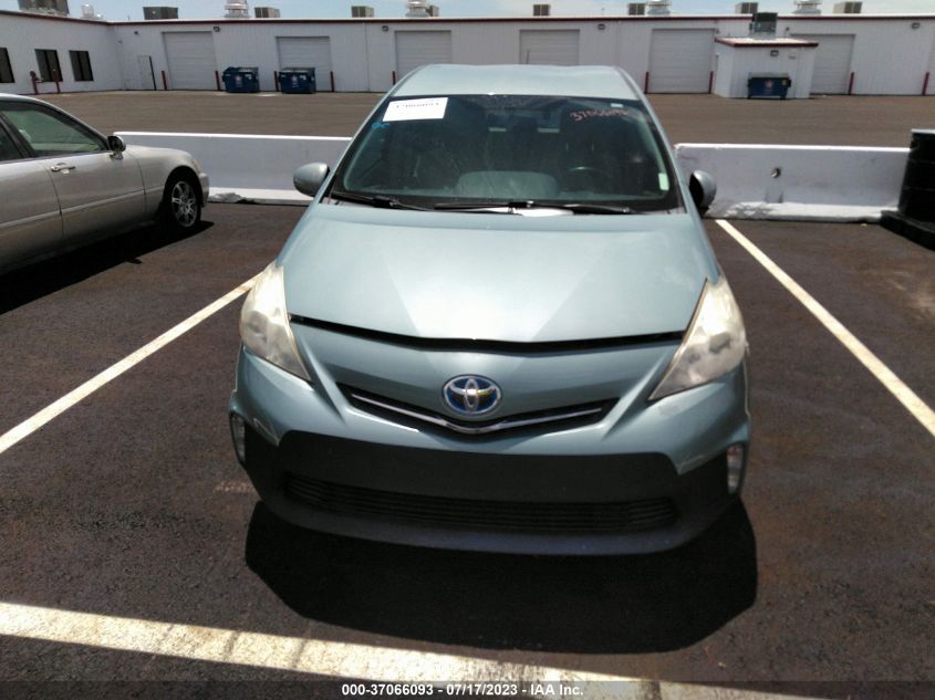 2013 TOYOTA PRIUS V TWO/THREE/FIVE - JTDZN3EU7D3263421