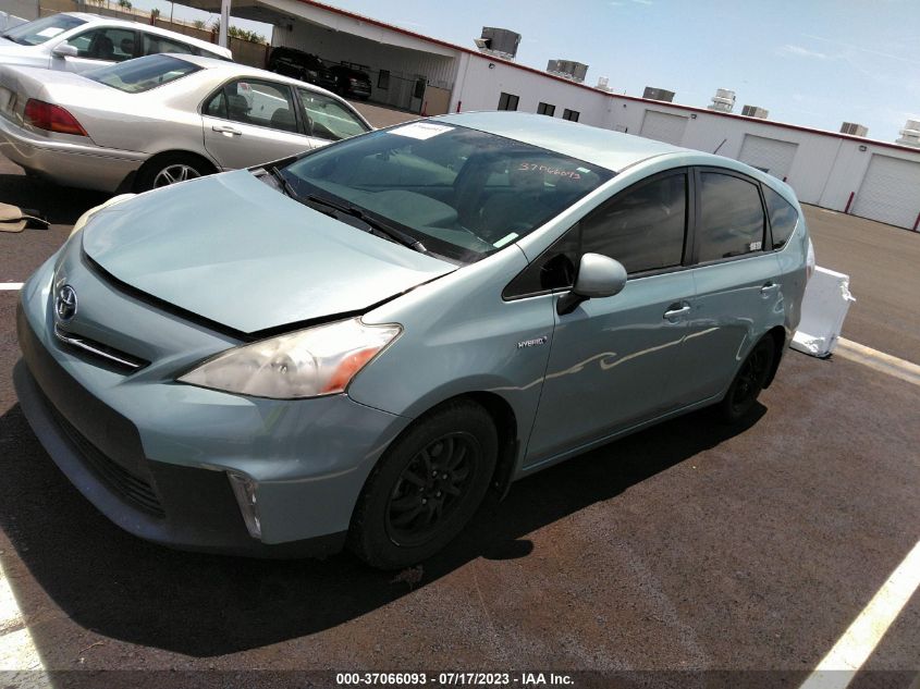 2013 TOYOTA PRIUS V TWO/THREE/FIVE - JTDZN3EU7D3263421