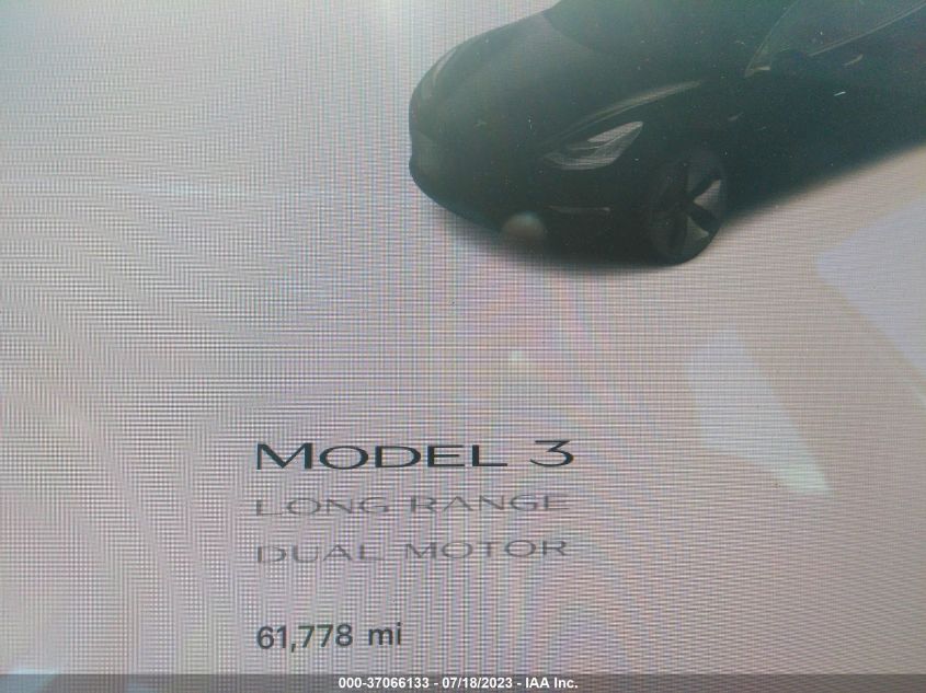 2019 TESLA MODEL 3 LONG RANGE/PERFORMANCE - 5YJ3E1EB6KF387950
