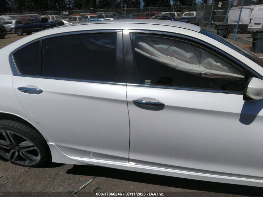 2017 HONDA ACCORD SEDAN SPORT - 1HGCR2F56HA220834