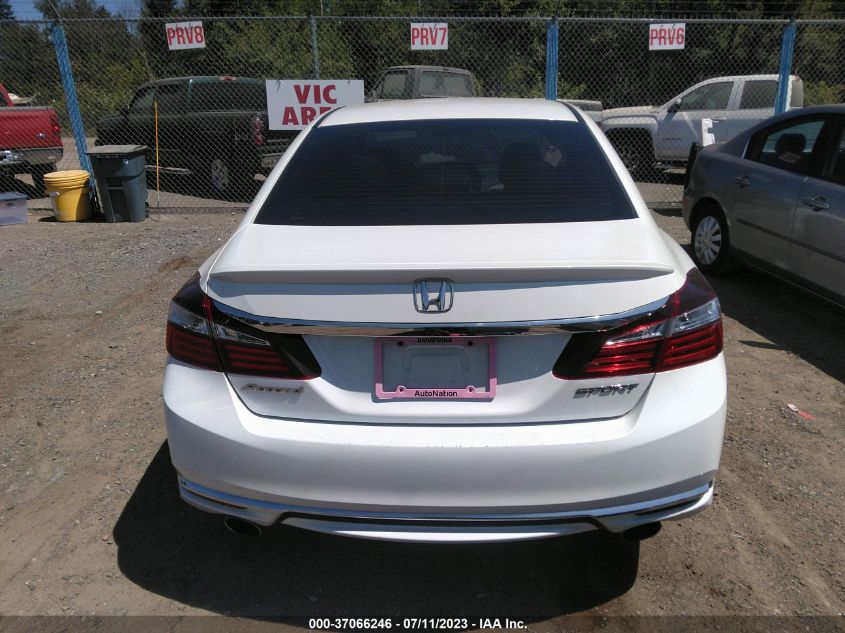 2017 HONDA ACCORD SEDAN SPORT - 1HGCR2F56HA220834