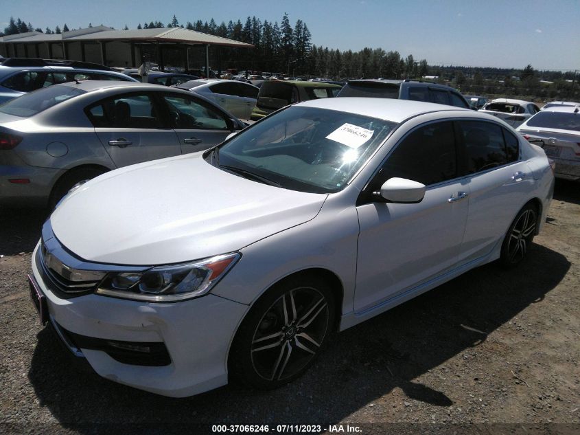 2017 HONDA ACCORD SEDAN SPORT - 1HGCR2F56HA220834