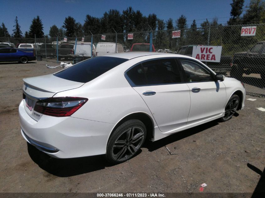 2017 HONDA ACCORD SEDAN SPORT - 1HGCR2F56HA220834