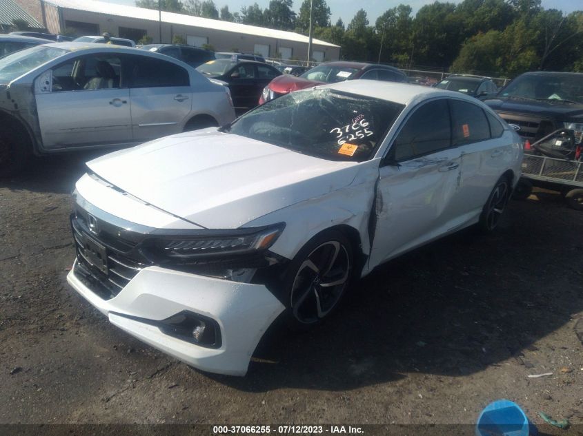 2021 HONDA ACCORD SEDAN SPORT - 1HGCV1F32MA116825