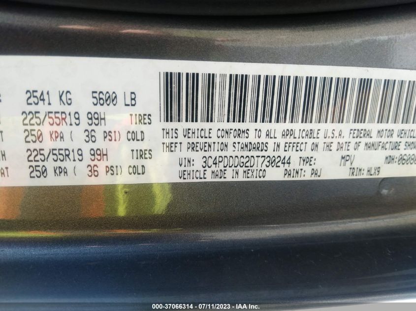 2013 DODGE JOURNEY CREW - 3C4PDDDG2DT730244