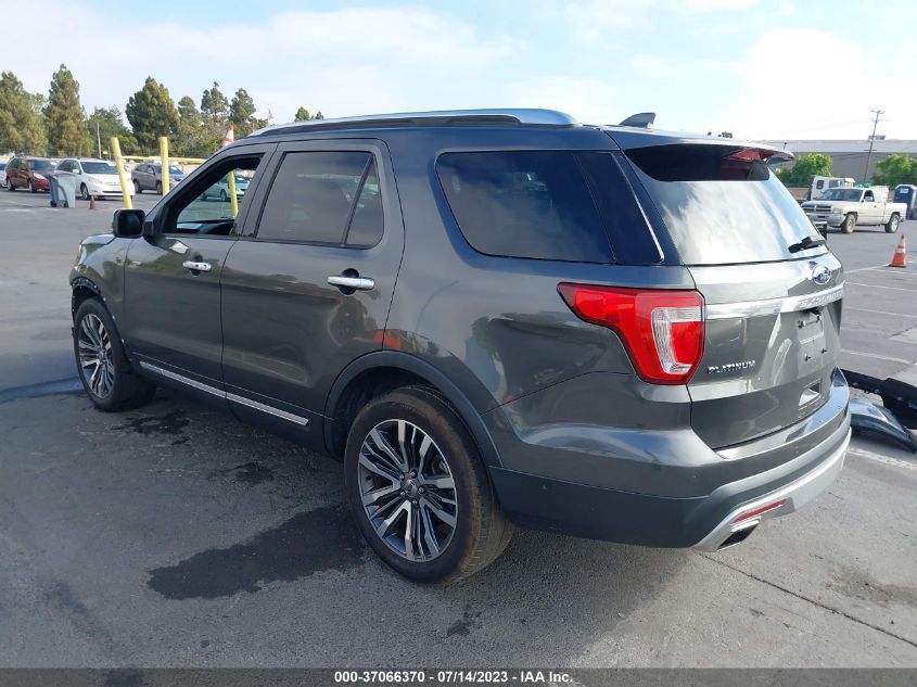 2017 FORD EXPLORER PLATINUM - 1FM5K8HT0HGE00166