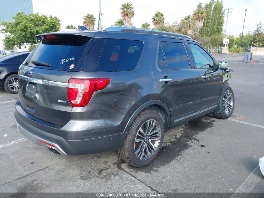 2017 FORD EXPLORER PLATINUM - 1FM5K8HT0HGE00166