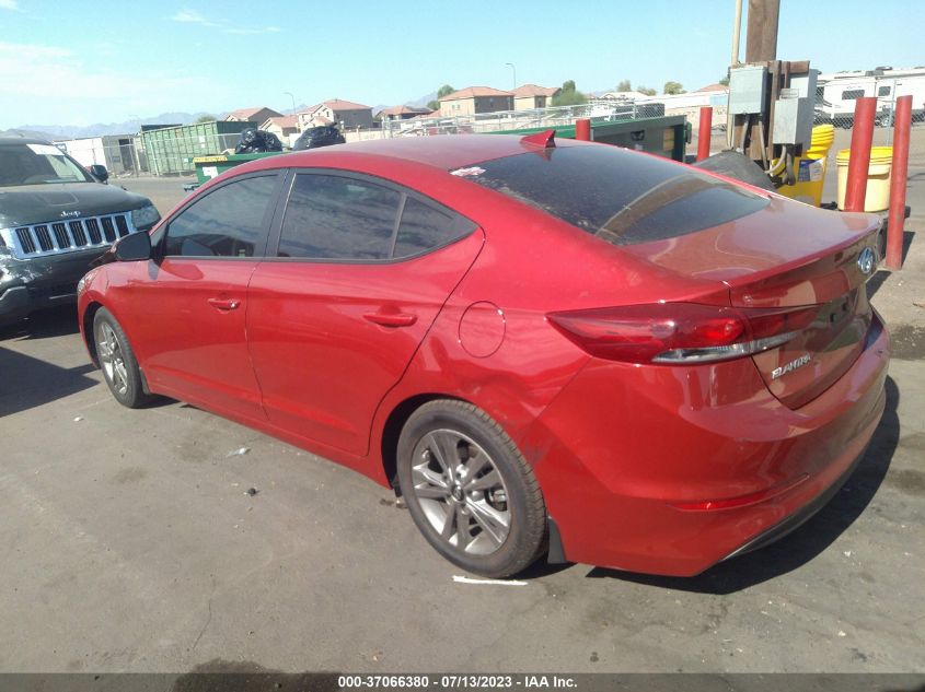 2018 HYUNDAI ELANTRA SEL - 5NPD84LF6JH376952